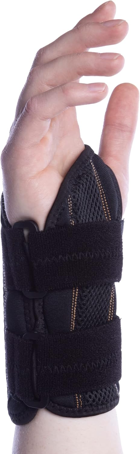 Copper Fit Health Unisex Reversible Wrist Brace with Stabilizer, Adjustable