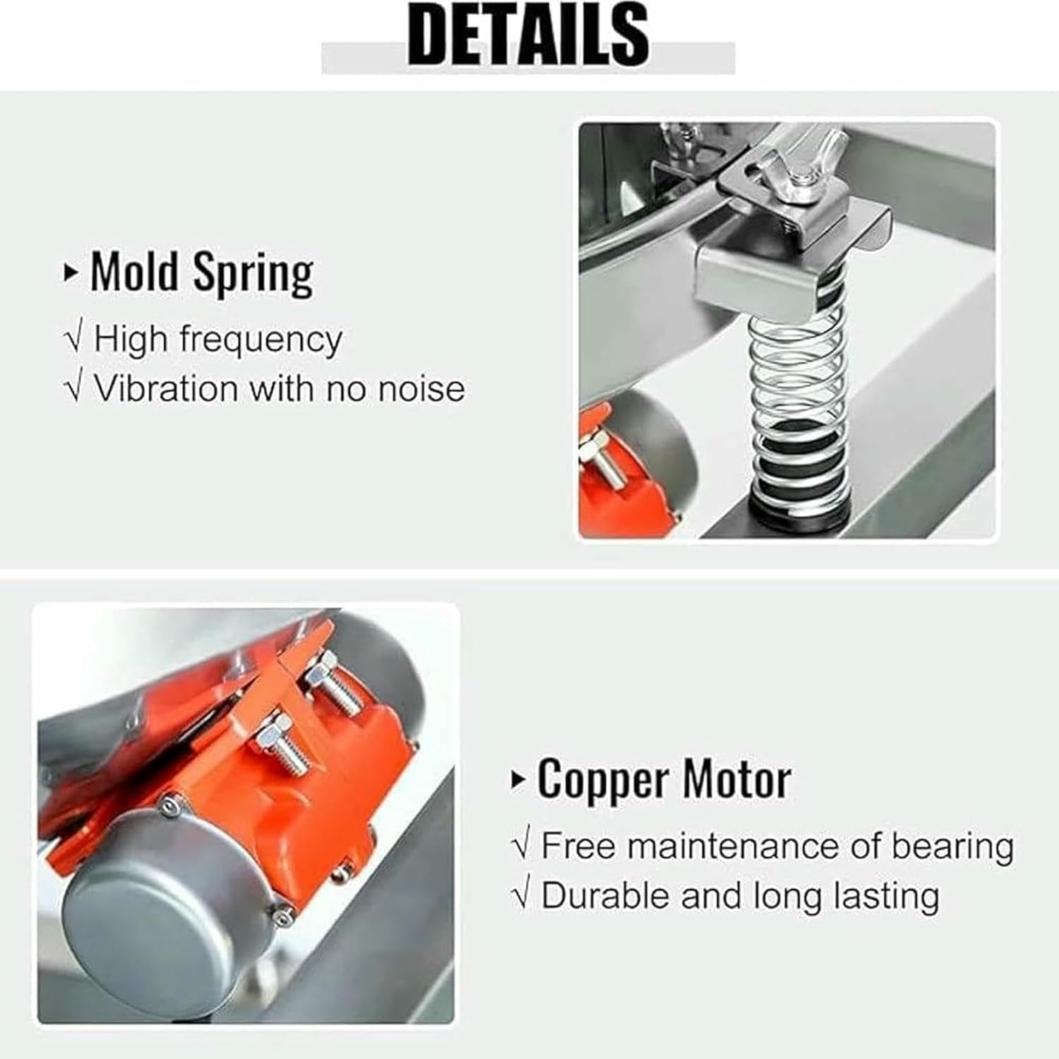 Flour Sifter Stainless Steel Electric Vibrating Flour Sieve, Automatic Shaker Machine, Flour Powder Shaker, for Industrial Use~/