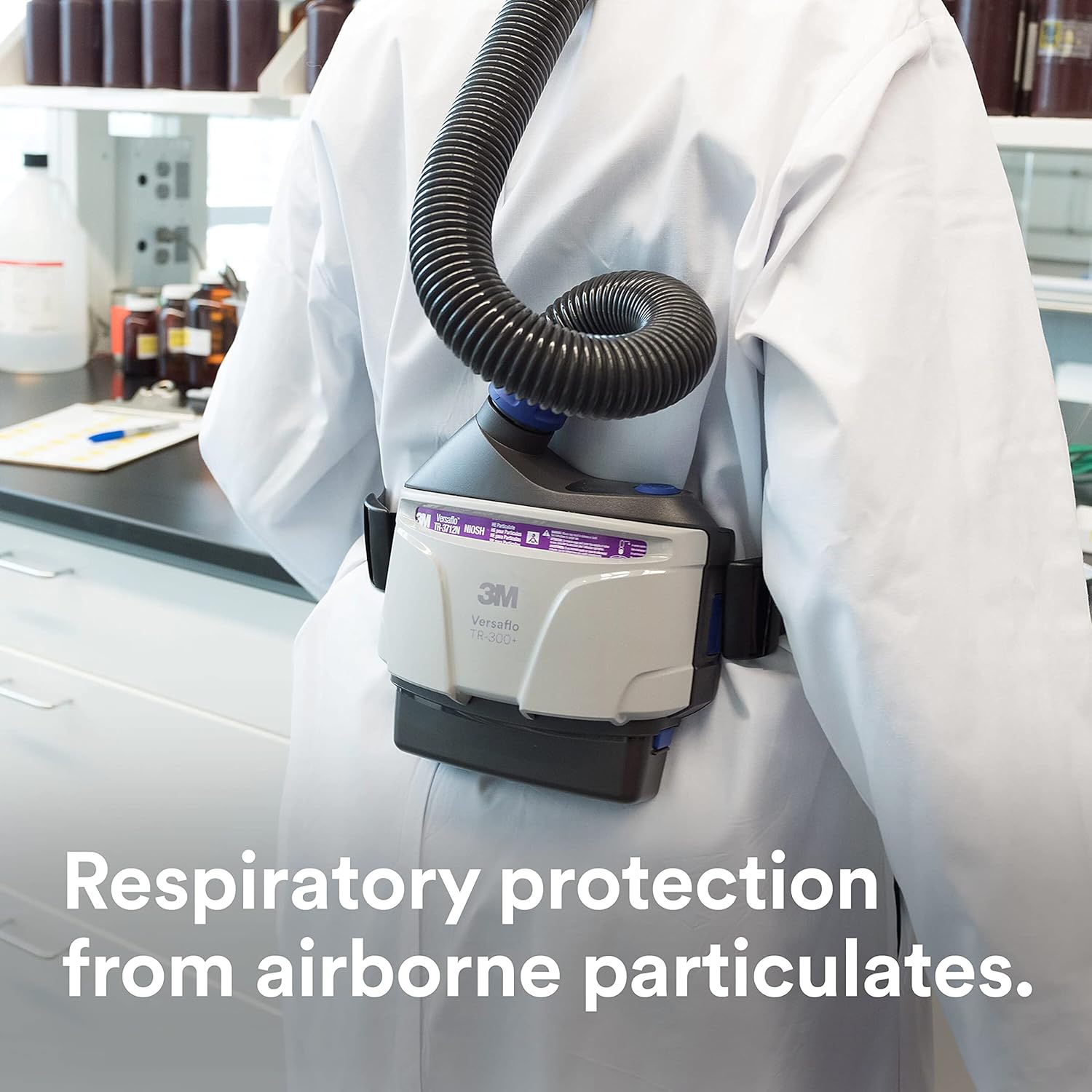 3M Versaflo PAPR Assembly TR-304N+; with Easy Clean Belt and High Capacity Battery; 1 ea/Case