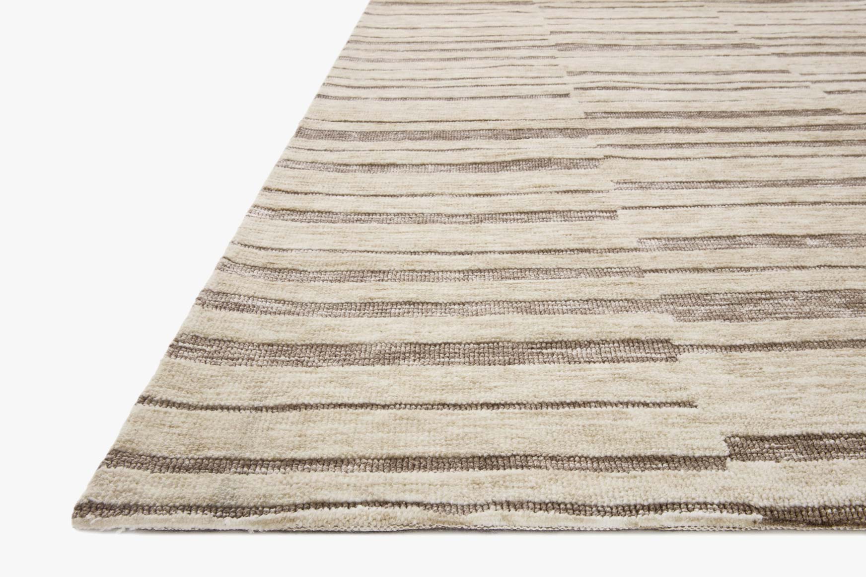 Loloi II Neda Collection - Transitional Power Loomed Rug in Natural & Taupe (NED-06)