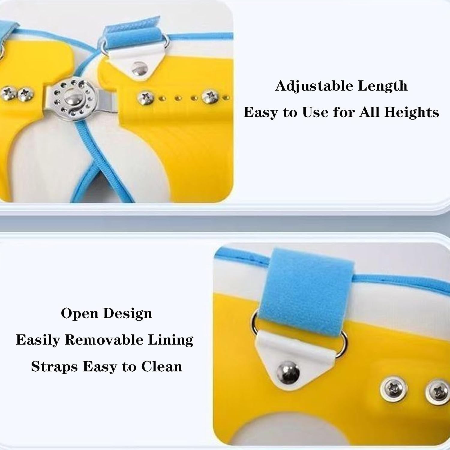 SFKLYU Kids Knee Immobilizer, Adjustable Knee Immobilizer Brace, Child Hinged Knee Brace, Guard Splint Leg Protector for Post OP Patella Injury Osteoarthritis,B Left