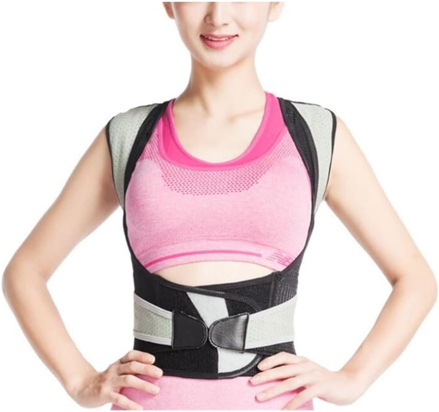 Shoulder Back Posture Corrector for Back Shoulder Straightening Sports Back Relieve Back Brace Support,Black-L Code,Black-S Code