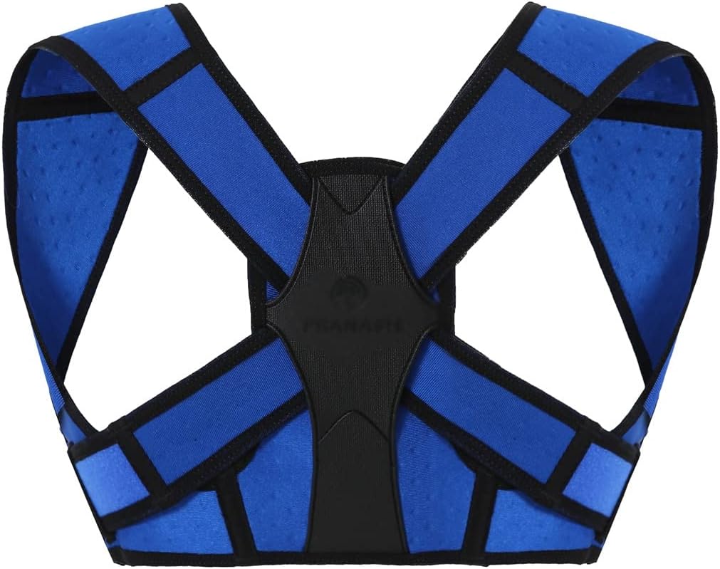 Women Back Support Corrector Posture Brace Corset Posture Trainer And Corrector For for Back Posture(Blue,L/XL)