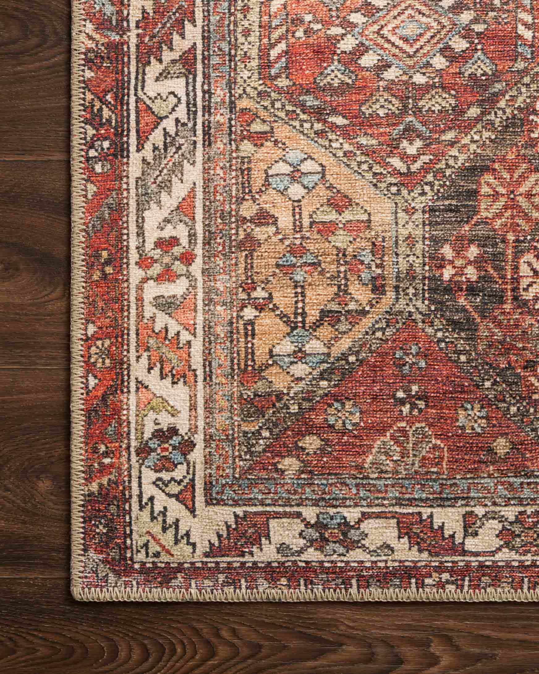 Loloi II Loren Collection - Traditional Power Loomed Rug in Spice (LQ-16)