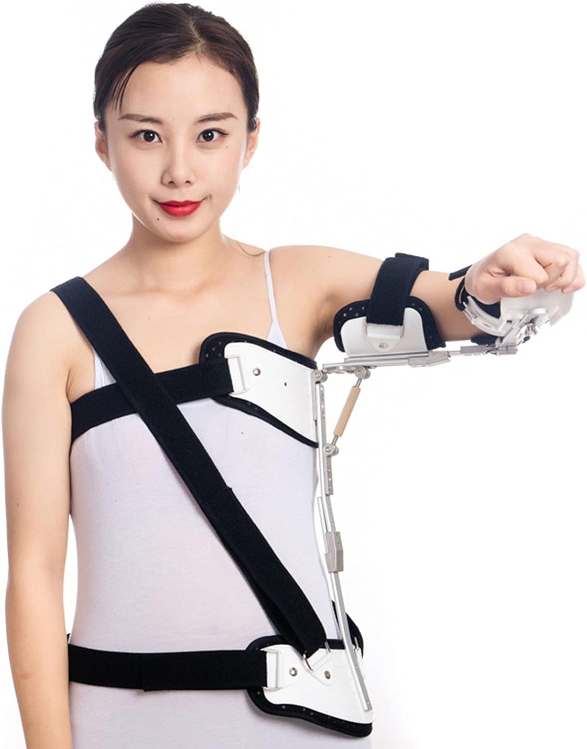 Adjustable Adult Shoulder Abduction Fixed Stent Correction Arm Fixation Orthosis - for Broken Fractured Arm Shoulder Humeral Dislocation