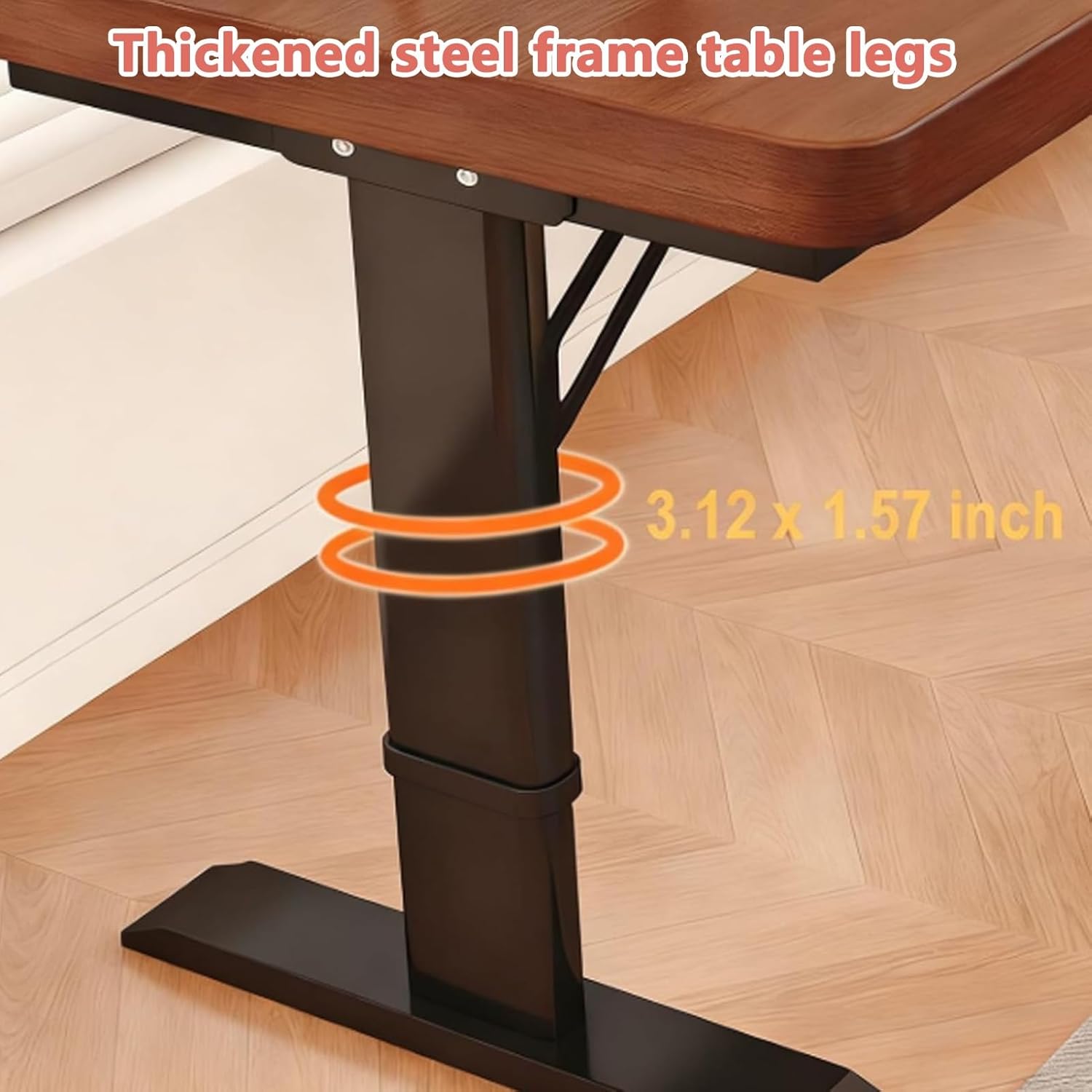 Height Adjustable Overbed Table, Over The Bed Table with Wheels, Standing Workstation with Baffle, Wood Standing Office Desk Computer Tables for Work, Study(Black B+White,L94.4xW15.7in)