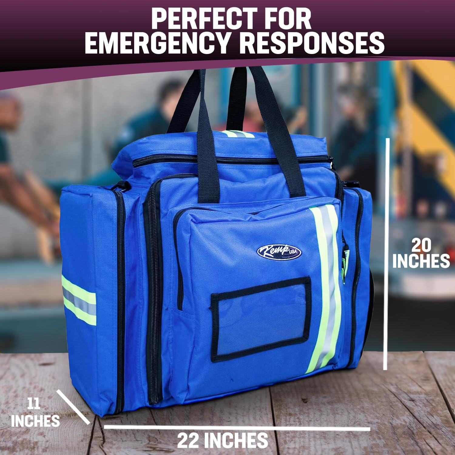 Kemp USA Pediatric Pack in Royal Blue