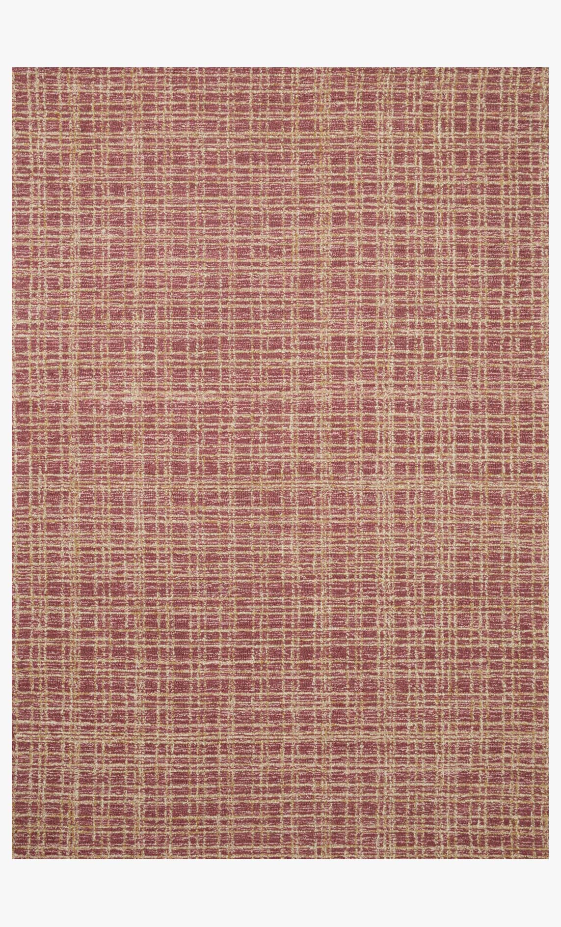 Chris Loves Julia x Loloi Polly Collection - Contemporary Hand Tufted Rug in Berry & Natural (POL-03)