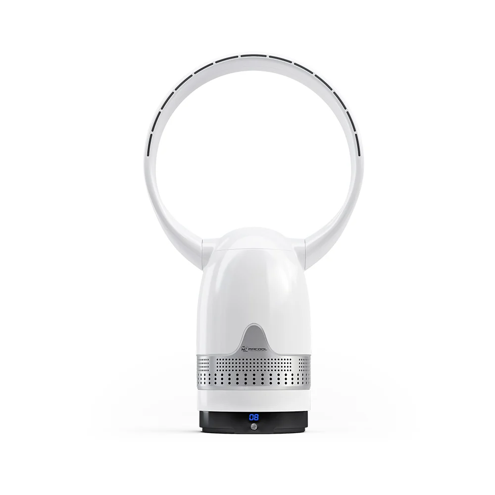 MRCOOL MRBREEZE Silver Circle Bladeless Fan and Air Purifier (MRFAN36PLCAG)