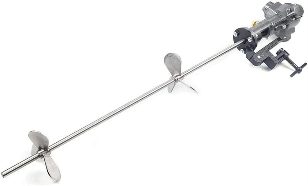 Pneumatic Paint Mixer Machine, 5 Gallon/20L Pneumatic Paint Mixer Machine, Coating Mixing Tool with Bracket and Shaft, 1500-2600rmp/min, for Paint, Printing and Dyein,