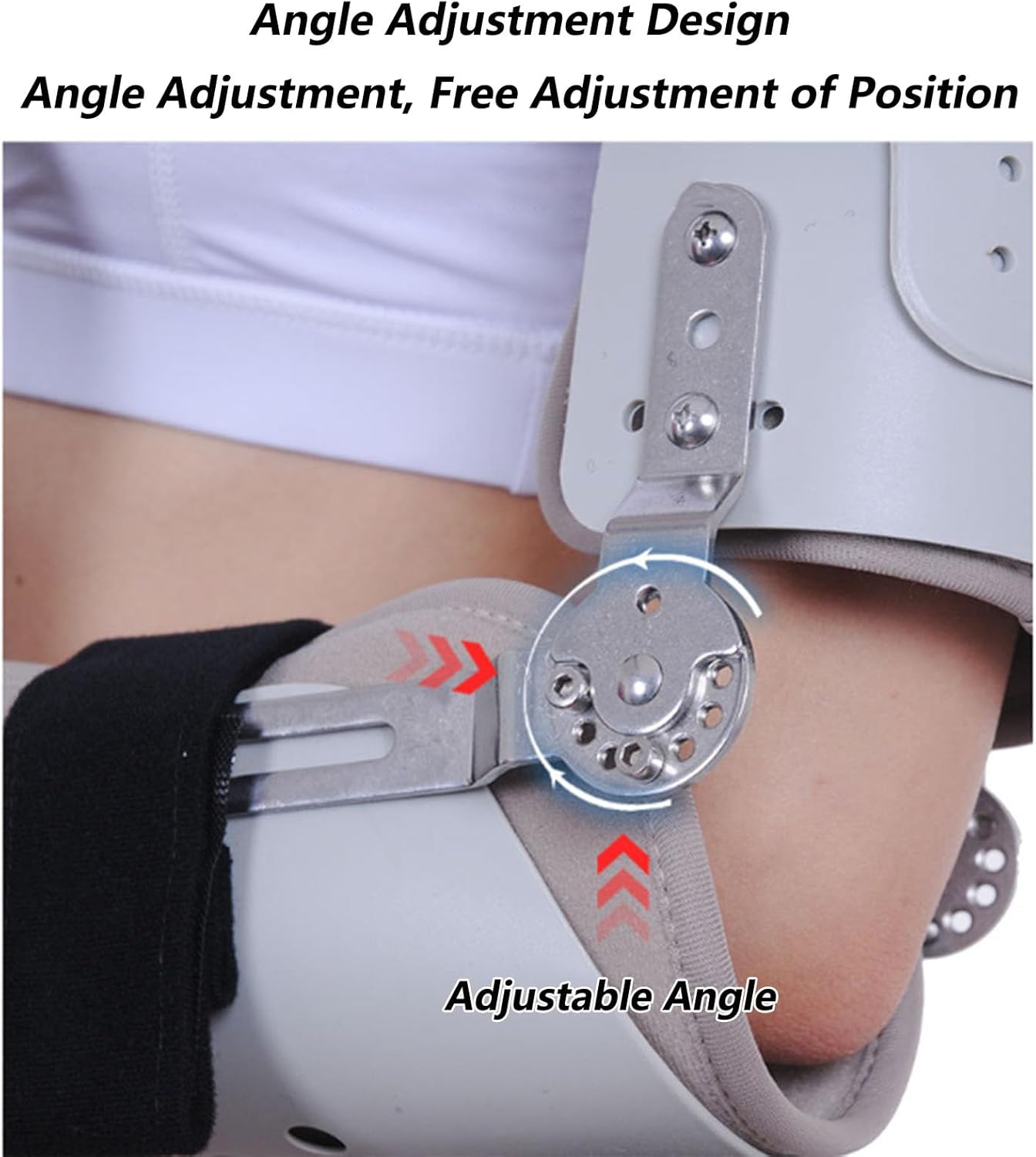 SFKLYU Elbow Immobilizer Brace Removable Long Arm Cast and Soft Forearm Orthosis Splint Adjustable Post OP Elbow Brace for Post Elbow Brace Stabilizer,Right