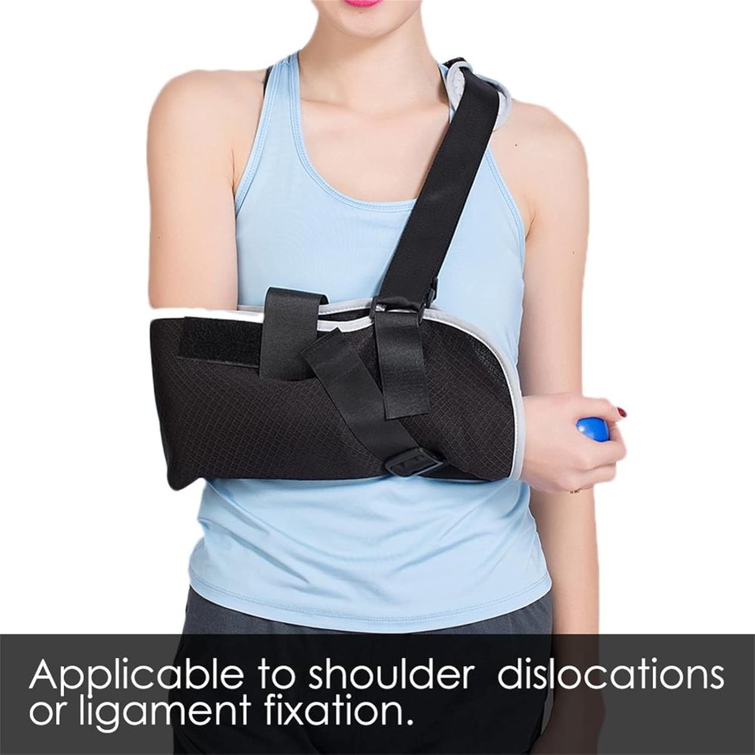 Arm Sling, Adjustable Arm Support Brace Wrist Sprain Forearm Fracture to Relieve Paind Prevent Injuries, Shoulder Immobilizer for Womend Men