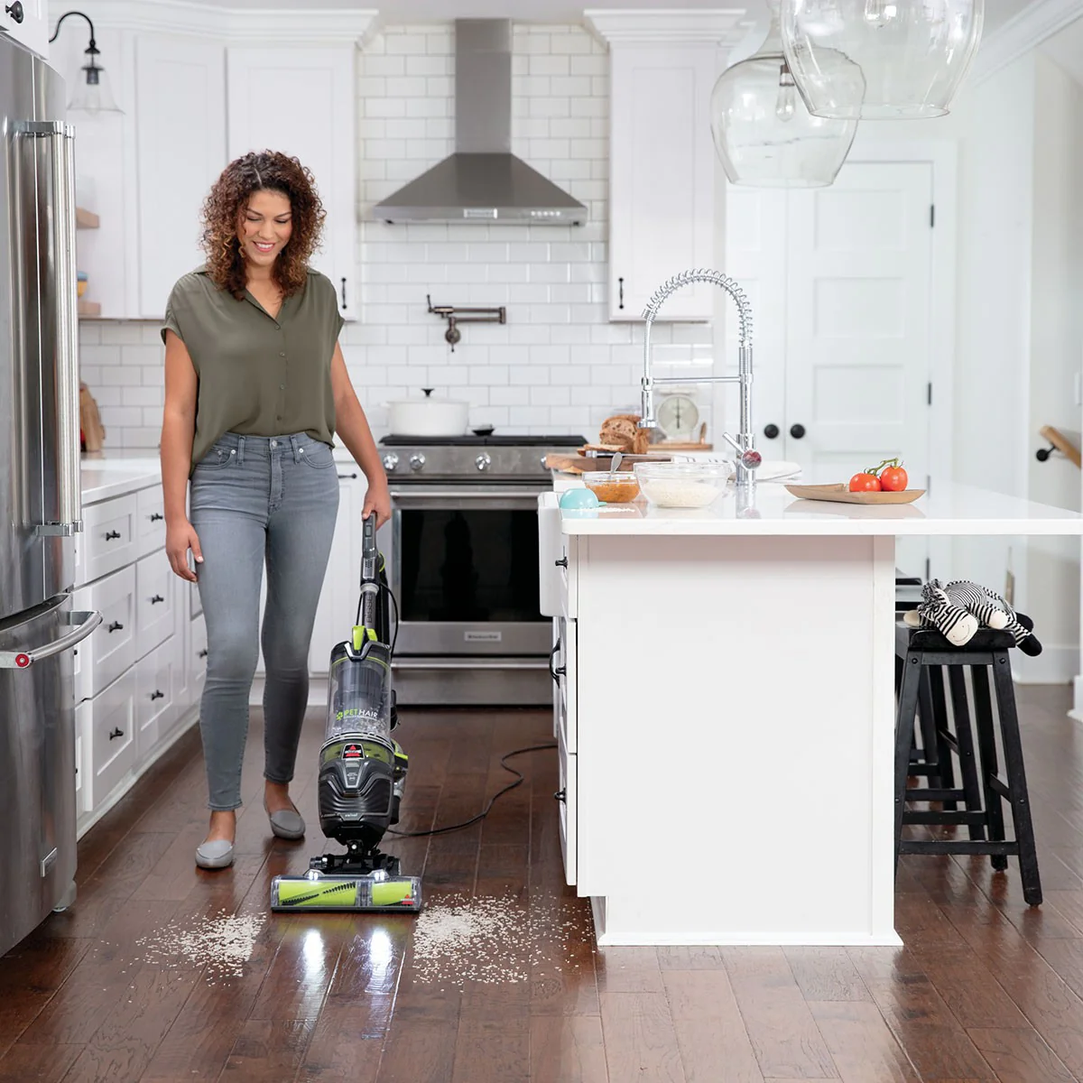 Bissell Pet Hair Eraser Turbo Rewind Upright Vacuum