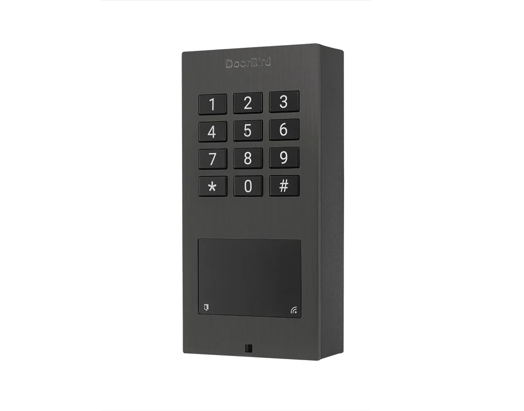 DoorBird A1121 Surface-Mount IP Access Control Device in Titanium
