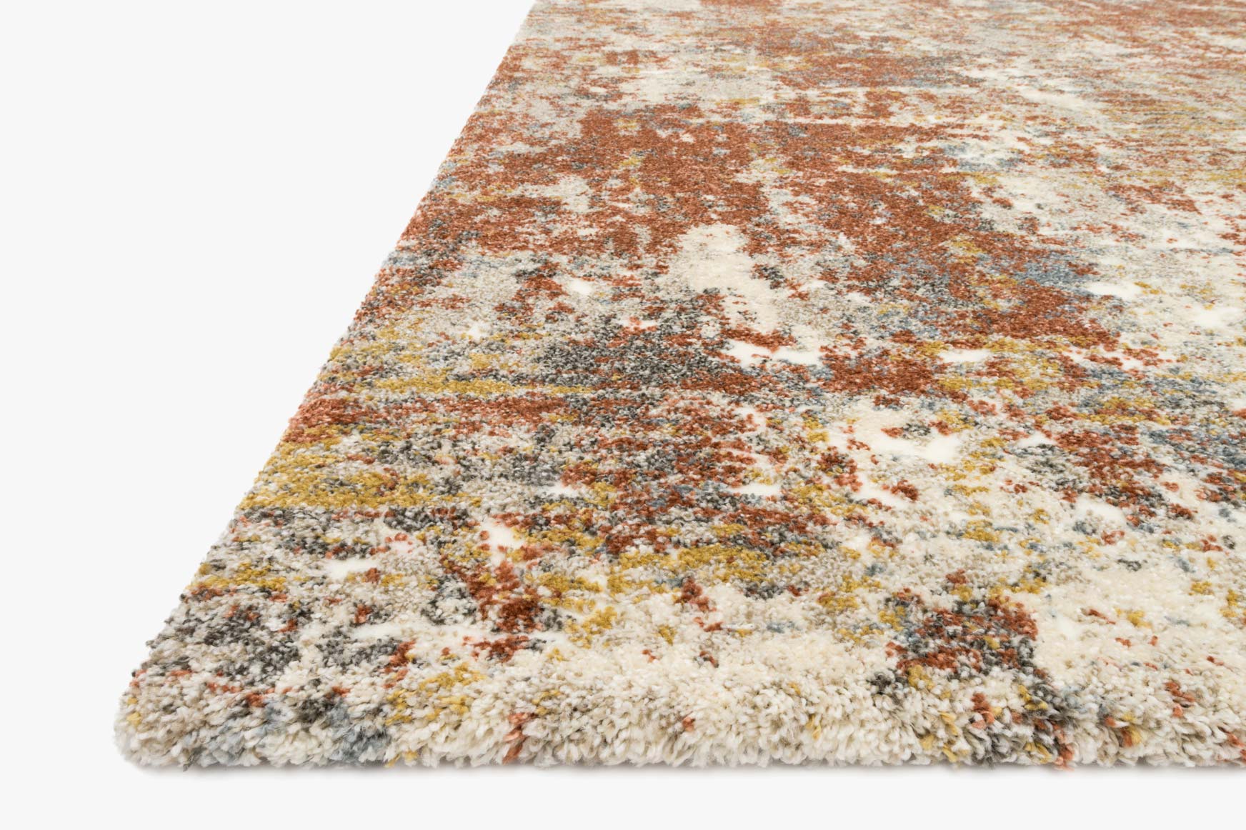 Loloi Landscape Collection - Contemporary Power Loomed Rug in Rust (LAN-03)