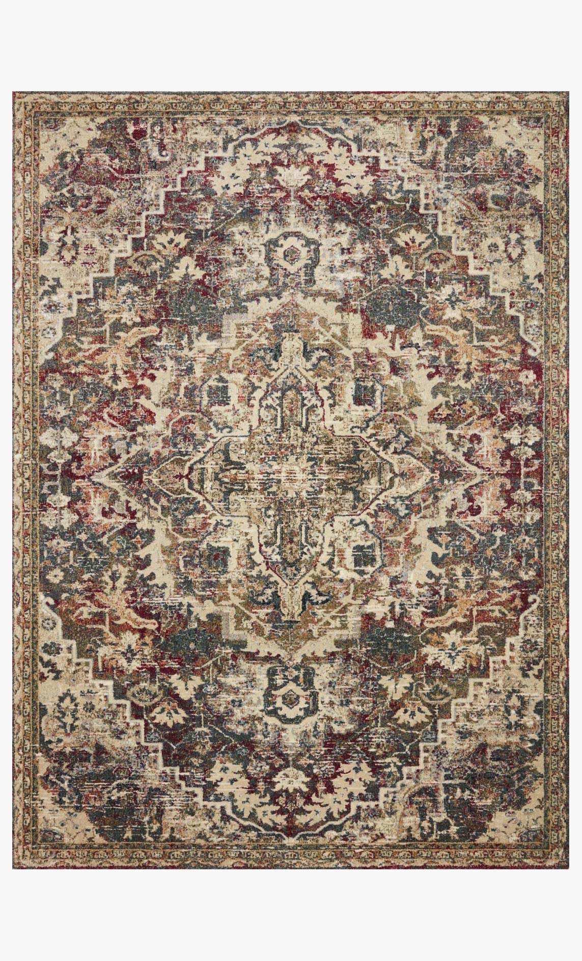 Loloi Jasmine Collection - Contemporary Power Loomed Rug in Ocean (JAS-03)