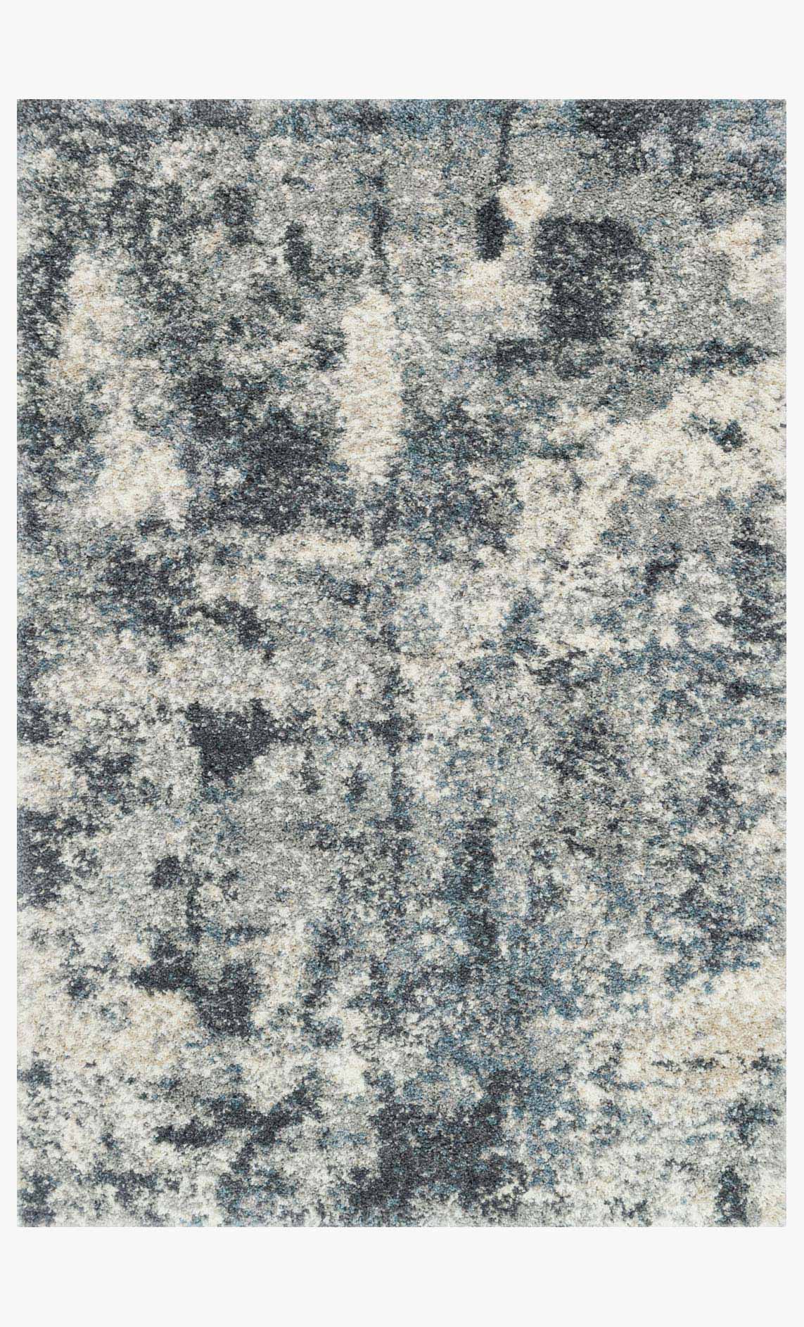 Loloi Quincy Collection - Shags Power Loomed Rug in Slate (QC-06)