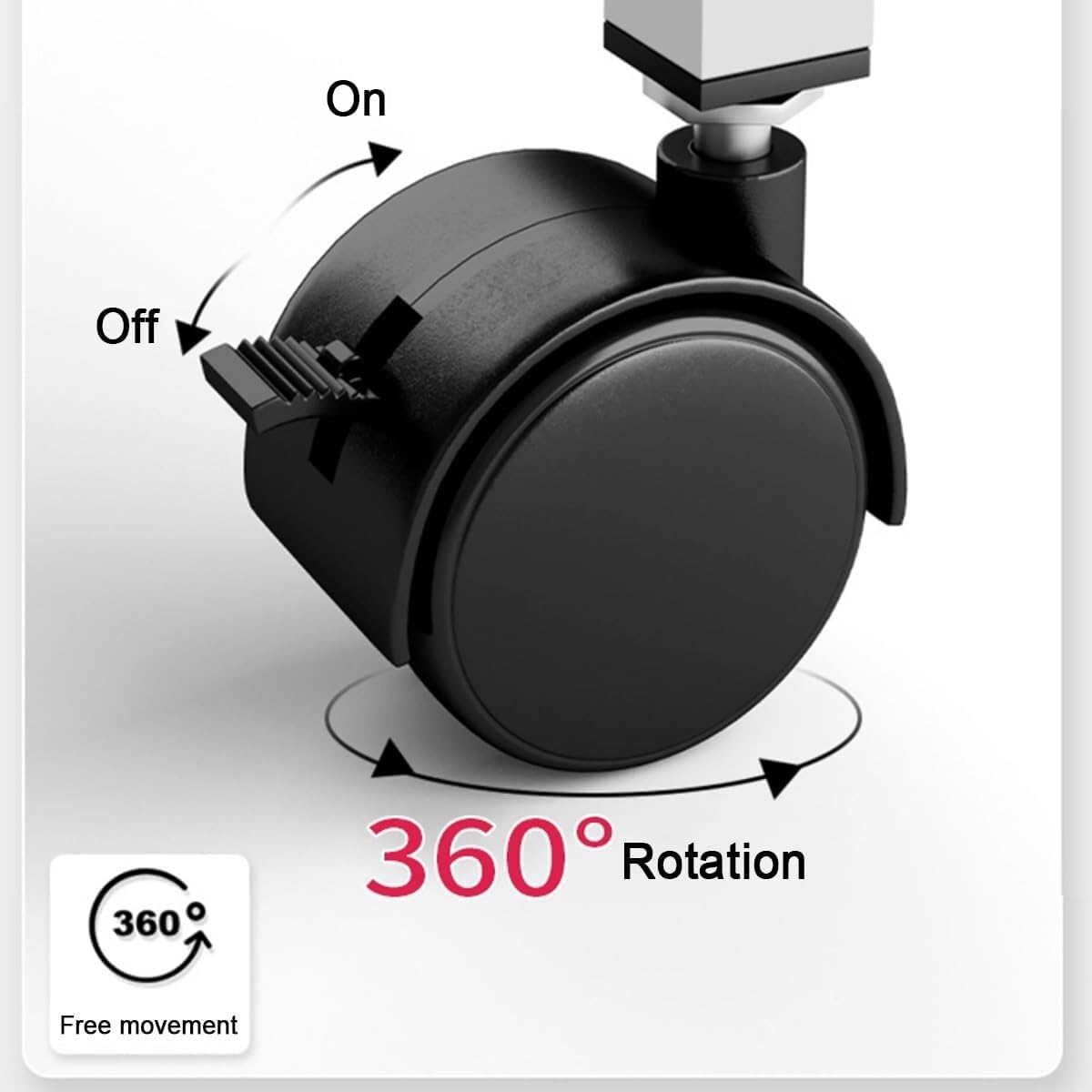 Overbed Table with Wheels, Heavy Duty Metal Leg, Adjustable Laptop Cart, Standing Workstation, Nursing Table for Home & Hospital Use(160x40x80cm)
