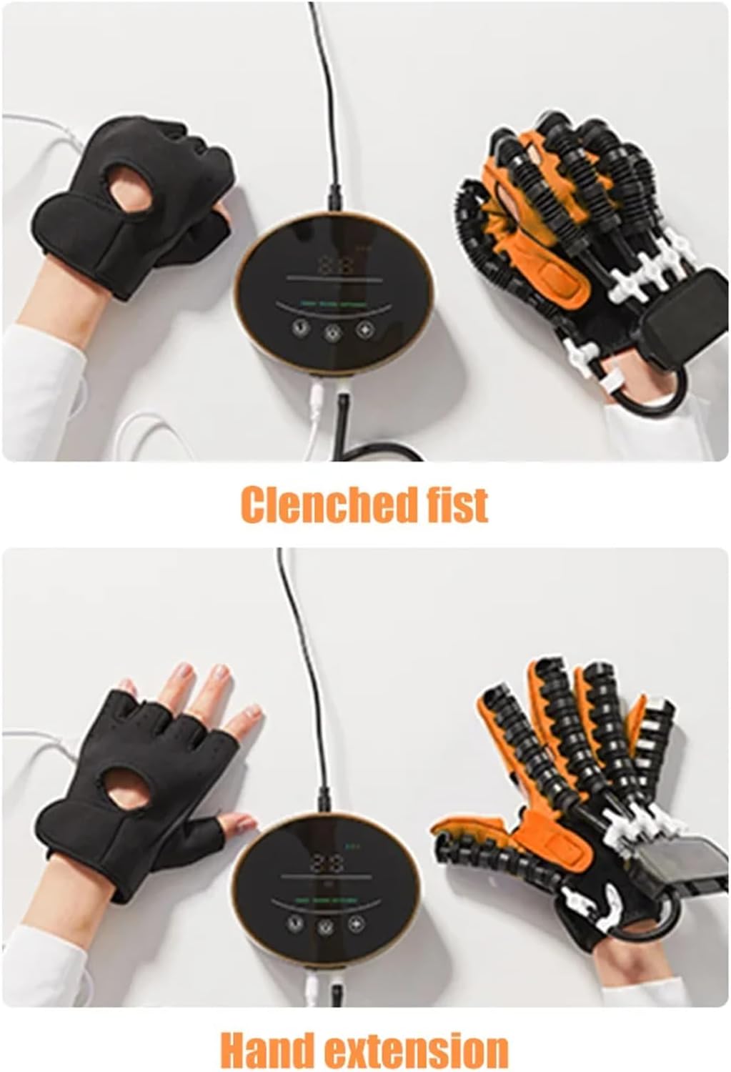 Rehabilitation Robot Gloves, Hemiplegia Finger Rehabilitation Training Equipment, Stroke Hand Splint, ​for Hand Function Recovery