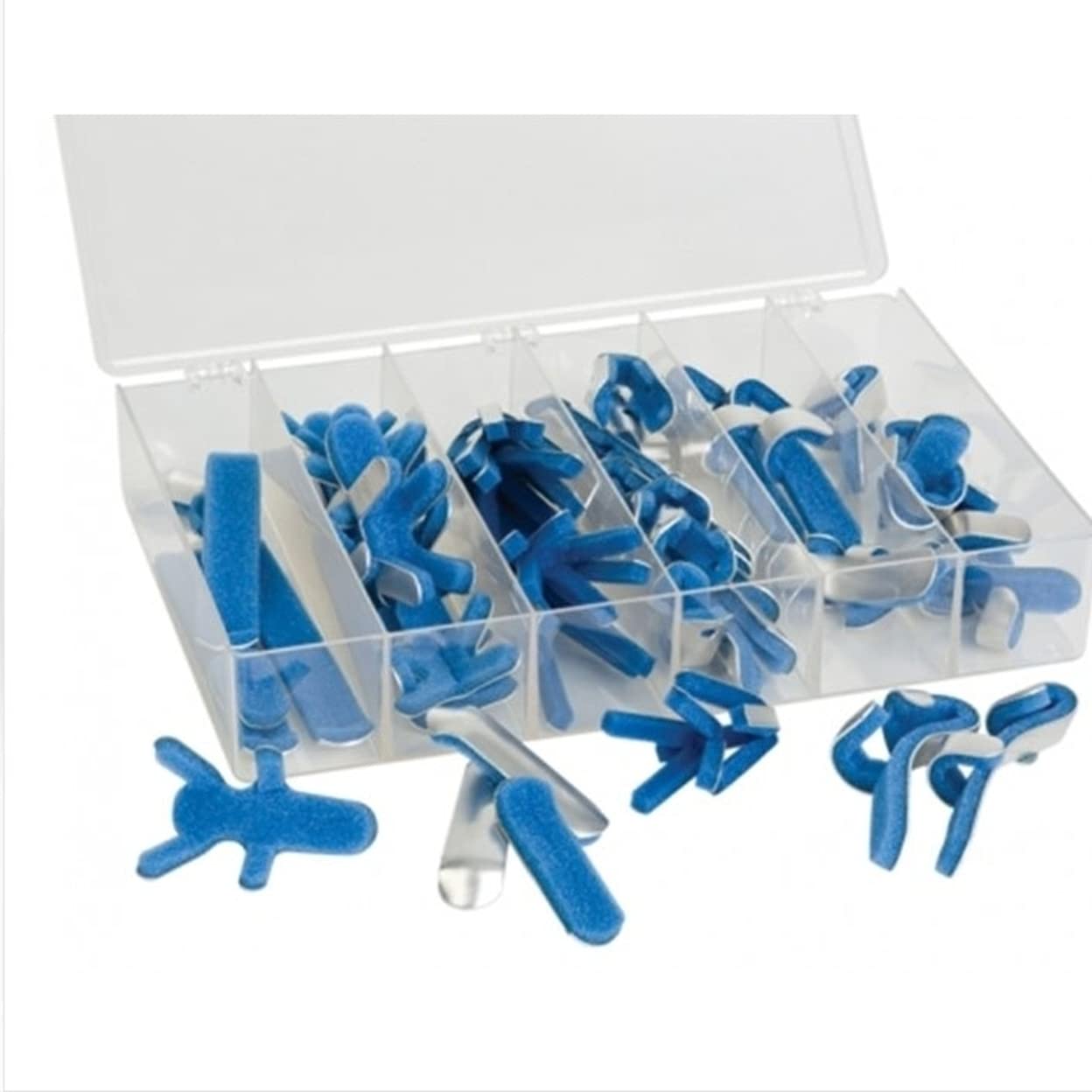 DJO 71353000 Finger Splint Pro Care Strip Frog Baseball Aluminum, Silver - Left or Right Hand - Assorted Sizes