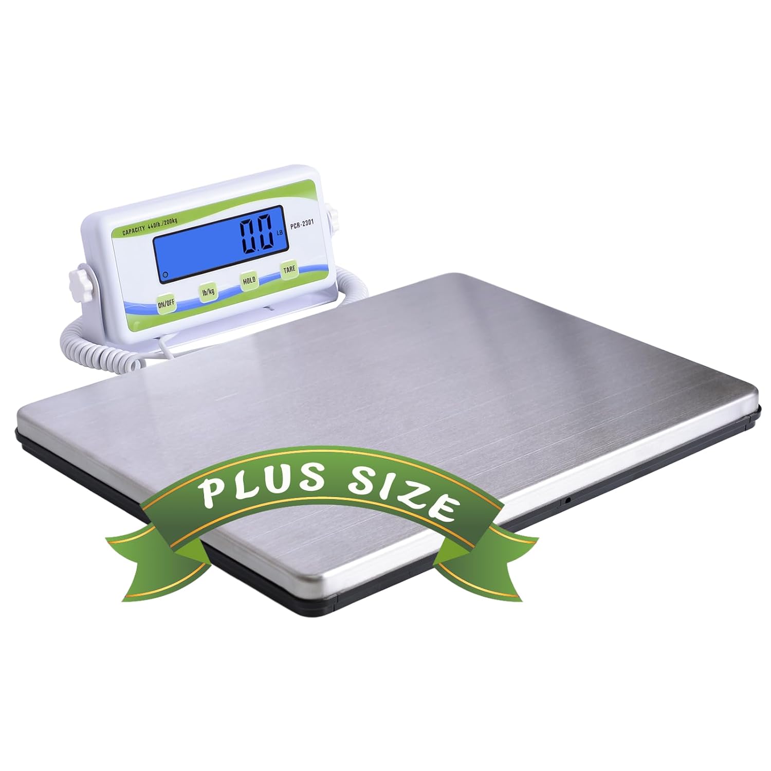 Extra Wide Medical Physician Scale - 440 lb/200 kg Capacity, High Accuracy Digital Display, Heavy Duty Portable Body Weight Scale for Home, Office, Hospital, Gym & Bariatric Use