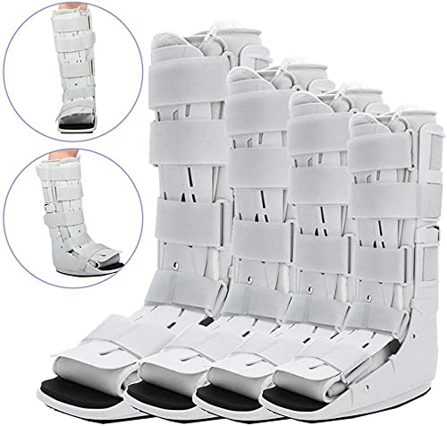 Foot Stabilizer Boot, Pneumatic Walking Boot, Ankle Strap Support Foot Orthosis Plantar Splint Brace, Stabiliser & Protector for Fractures, Sprains & Post Surgery Recovery (Size : X)