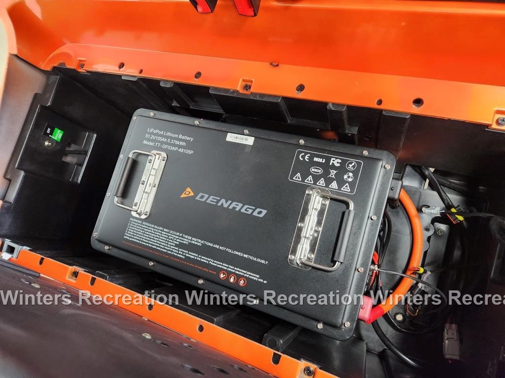 2025 Denago Nomad XL Lithium Ion Golf Cart, Lava