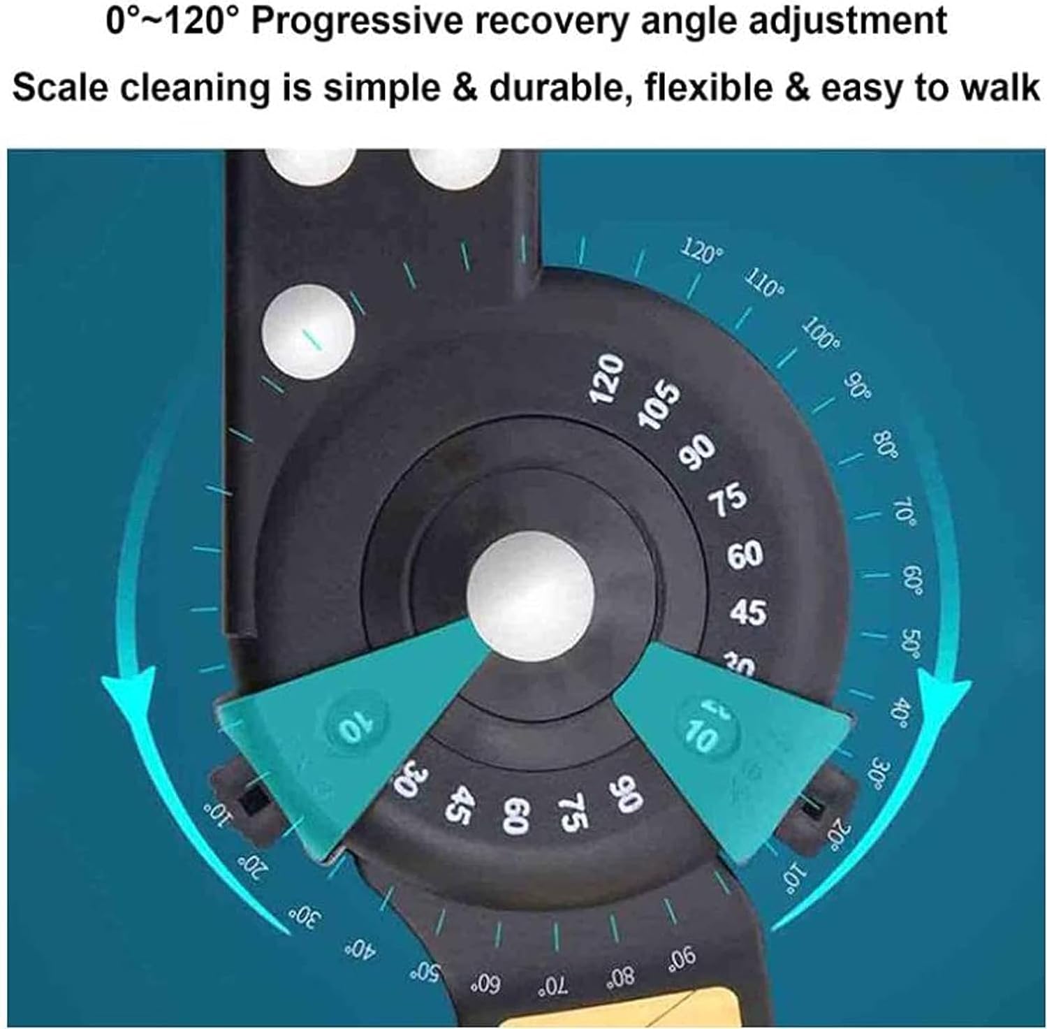 Hinged Knee Brace, Adjustable Knee Orthosis Recovery Stabilization Immobilizer, Ajustable 0~120°, Breathable Comfortable Fabric, for Arthritis, Joint Pain and Injury Recovery (Right