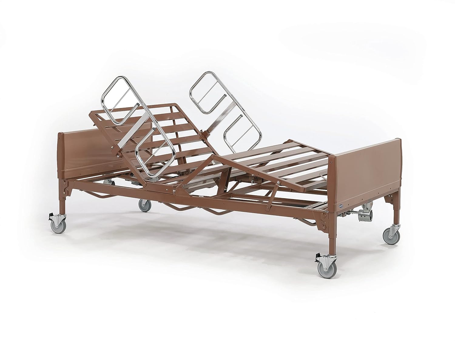 Invacare Heavy-Duty Bariatric Bed Bundle | Bariatric Foam Mattress and Heavy Duty Half Rails | Fully Electric Hospital Bed for Home Use - 600 lb. Weight Capacity