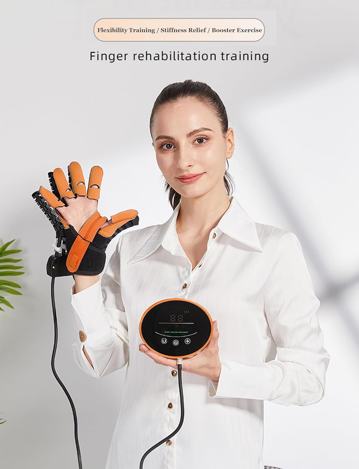 Stroke Hand Splint, hand Rehabilitation Device Stroke Hemiplegia Finger Trainer, to Solve Finger ​Stiffnes effectively relieves finger cramps