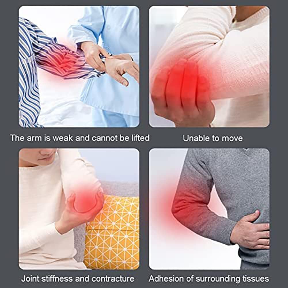 Electric Elbow Joint Rehabilitation Device, Hinged Elbow Brace Rehabilitation Training Orthotic, Arm Protector Stretch Out Trainer, for Stroke Hemiplegia Patients,Right