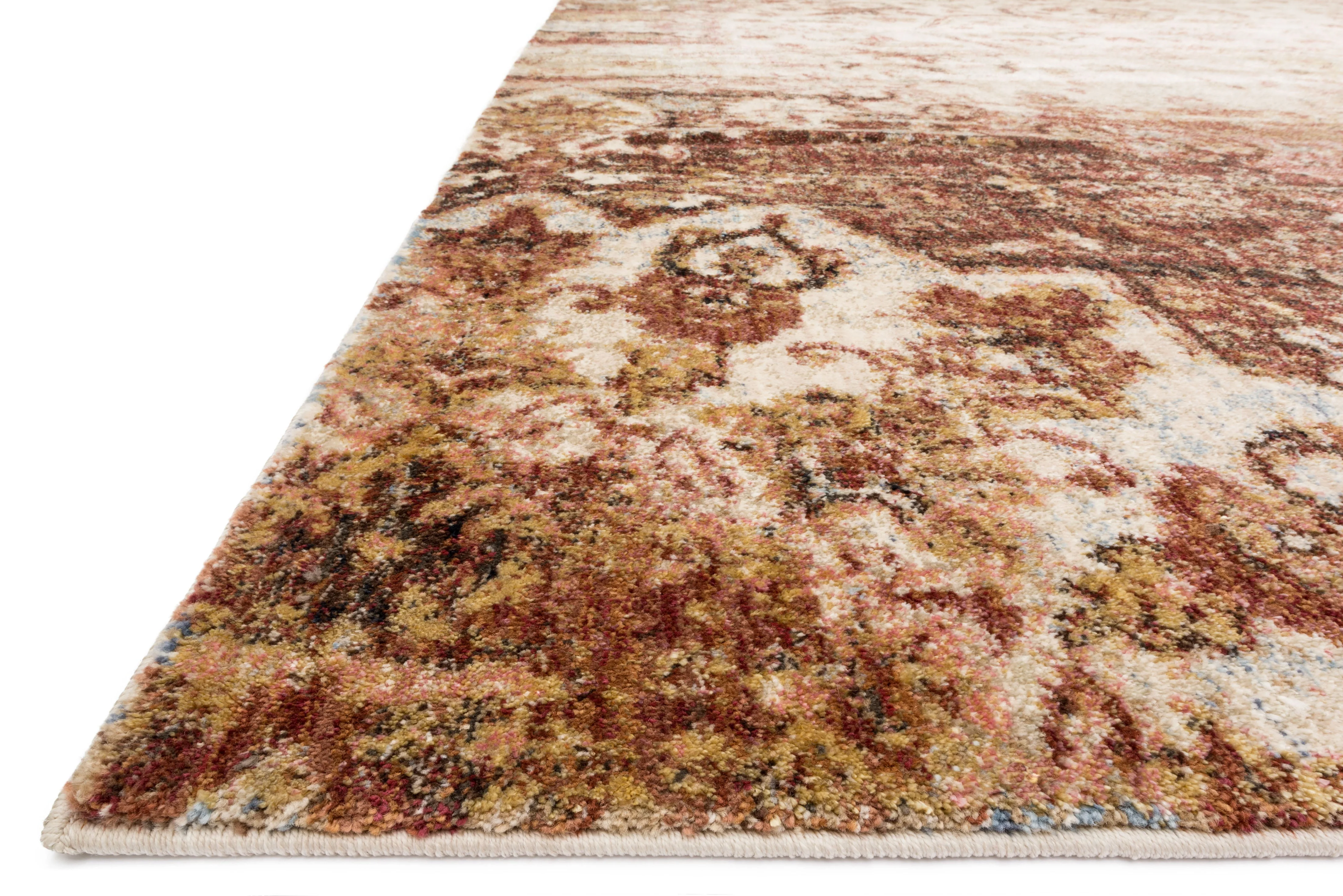 Loloi Anastasia Collection - Transitional Power Loomed Rug in Rust & Ivory (AF-06)