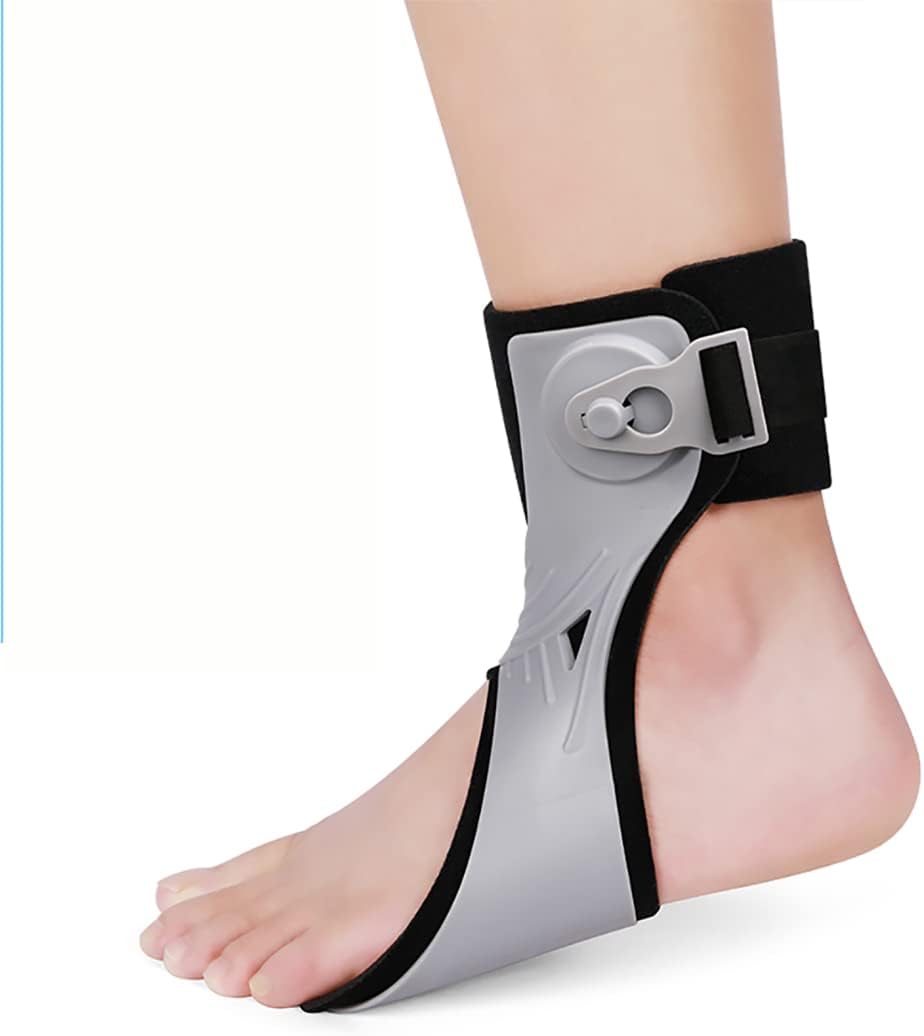 Drop Foot Brace Orthosis Ankle Brace, for Correction of Varus, Valgus, Foot Drop Fixation Walking Footstabilizer (Left, Right),Left,M