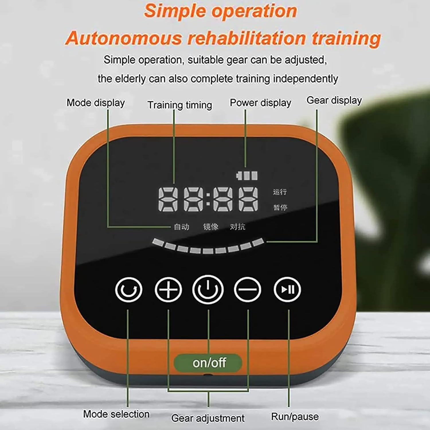 Hand Pneumatic Rehabilitation Robot Gloves Finger Training Stroke Hand Splint Finger Orthosis Functional Hand Splint for Long-Term Relief(Size:M Code,Color:Right Hand)