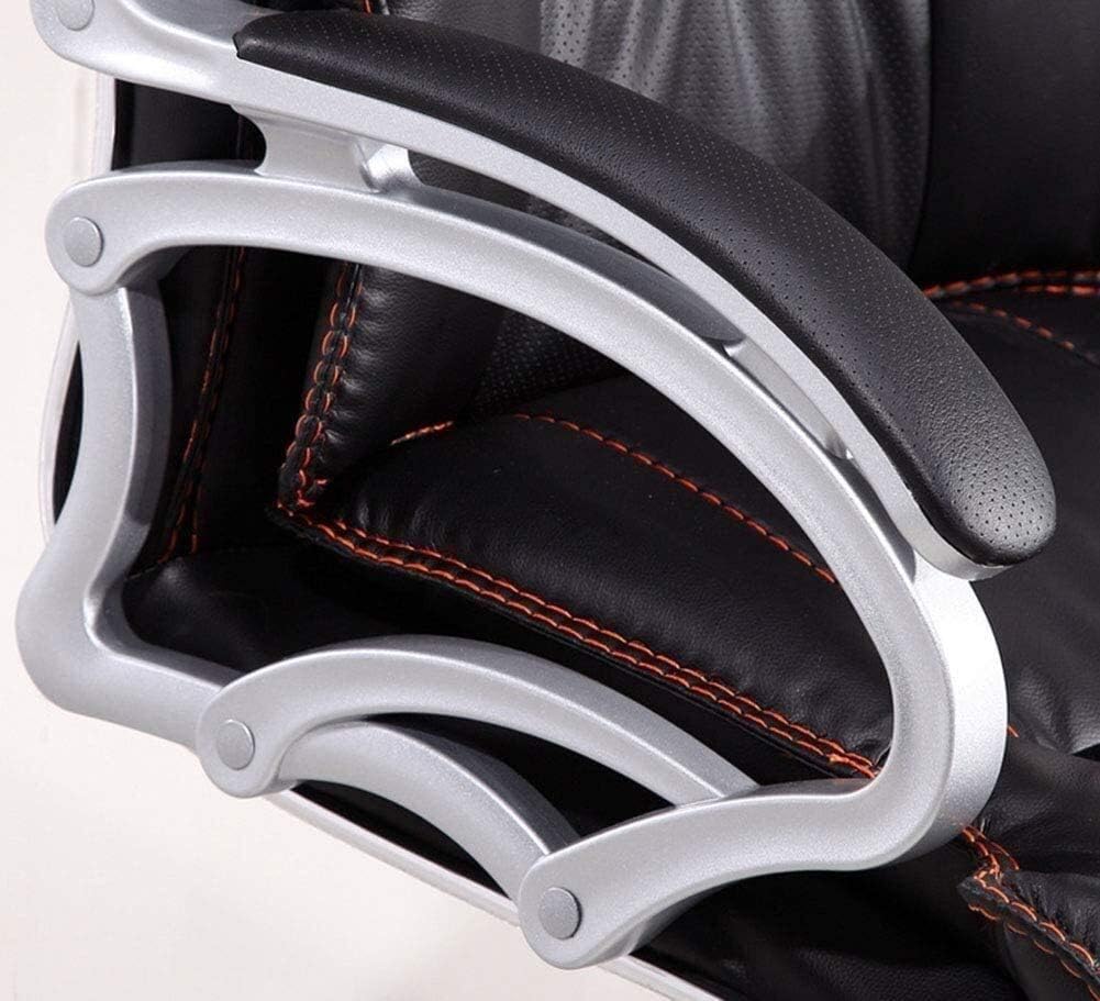 Executive Swivel Adjustable Swivel Office Desk Chair with Armrests Lumbar Support Desk Ergonomic Chair Tilt Ergonomic Desk Chair Office Computer Chair Home Reclining Boss C,