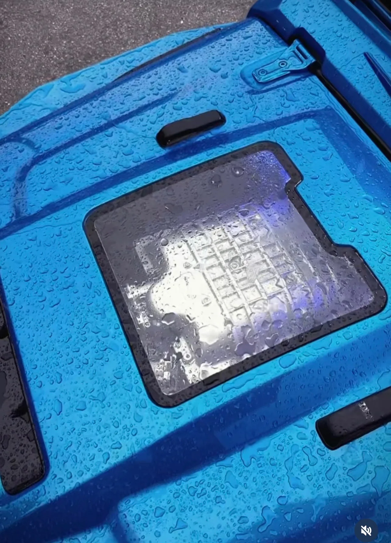 Jeep Wrangler SoFlo Custom Hood with Clear Insert 2018-2026