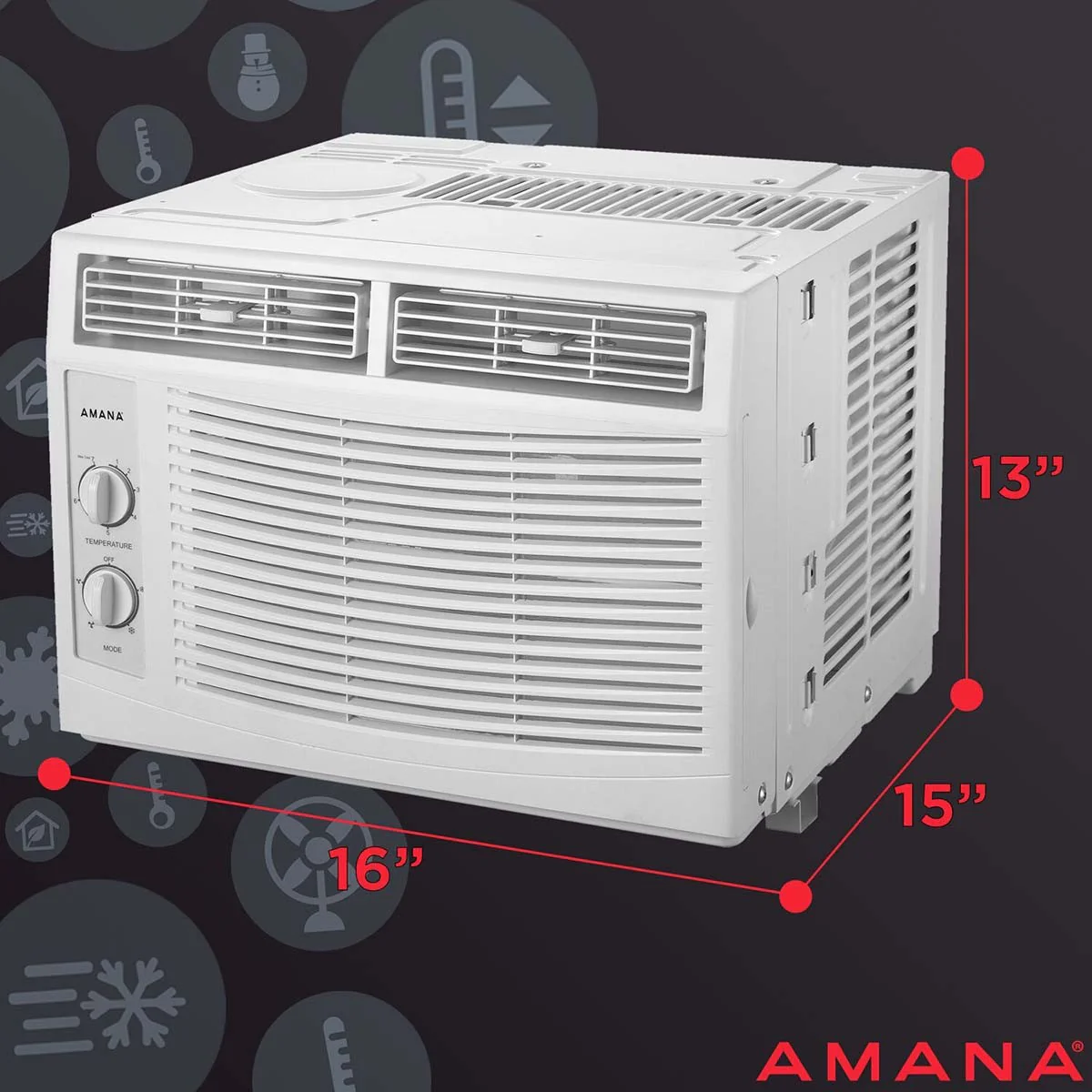 Amana 5,000 BTU Window Air Conditioner w/ Mechanical Controls