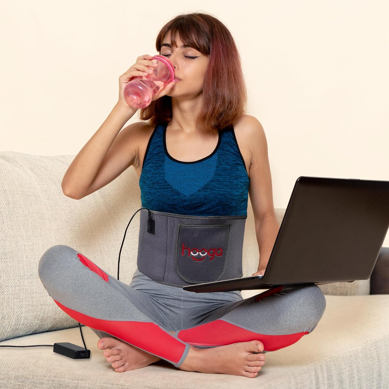 hooga Red Light Therapy Wrap, Infrared Light Belt with 405 High-Efficiency LEDs, Red & Near-Infrared Light Device for Back, Neck, Shoulder, Waist, Wrist, for Men and Women