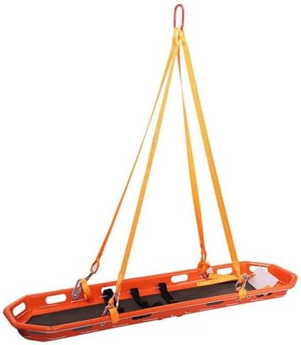 Emergency Stretcher Basket, Stainless Steel Hanging Spineboard with Accessories for Rescue and Medical Use