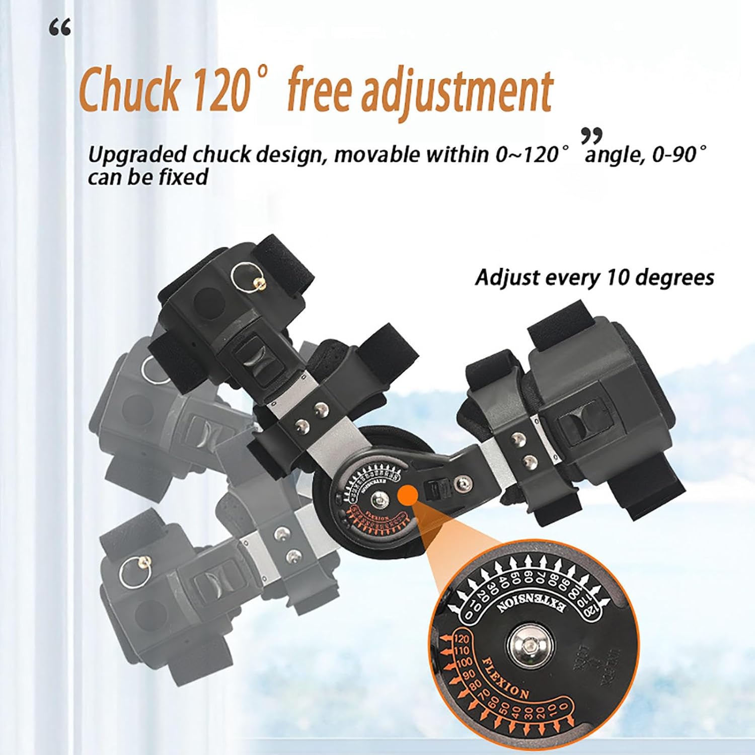 Hinged Elbow ROM Brace for Tendonitis and Tennis Elbow, Adjustable Post Op Elbow Stabilizer Splint Relief Pain Arm Immobilizer, for Woman, Man,Right