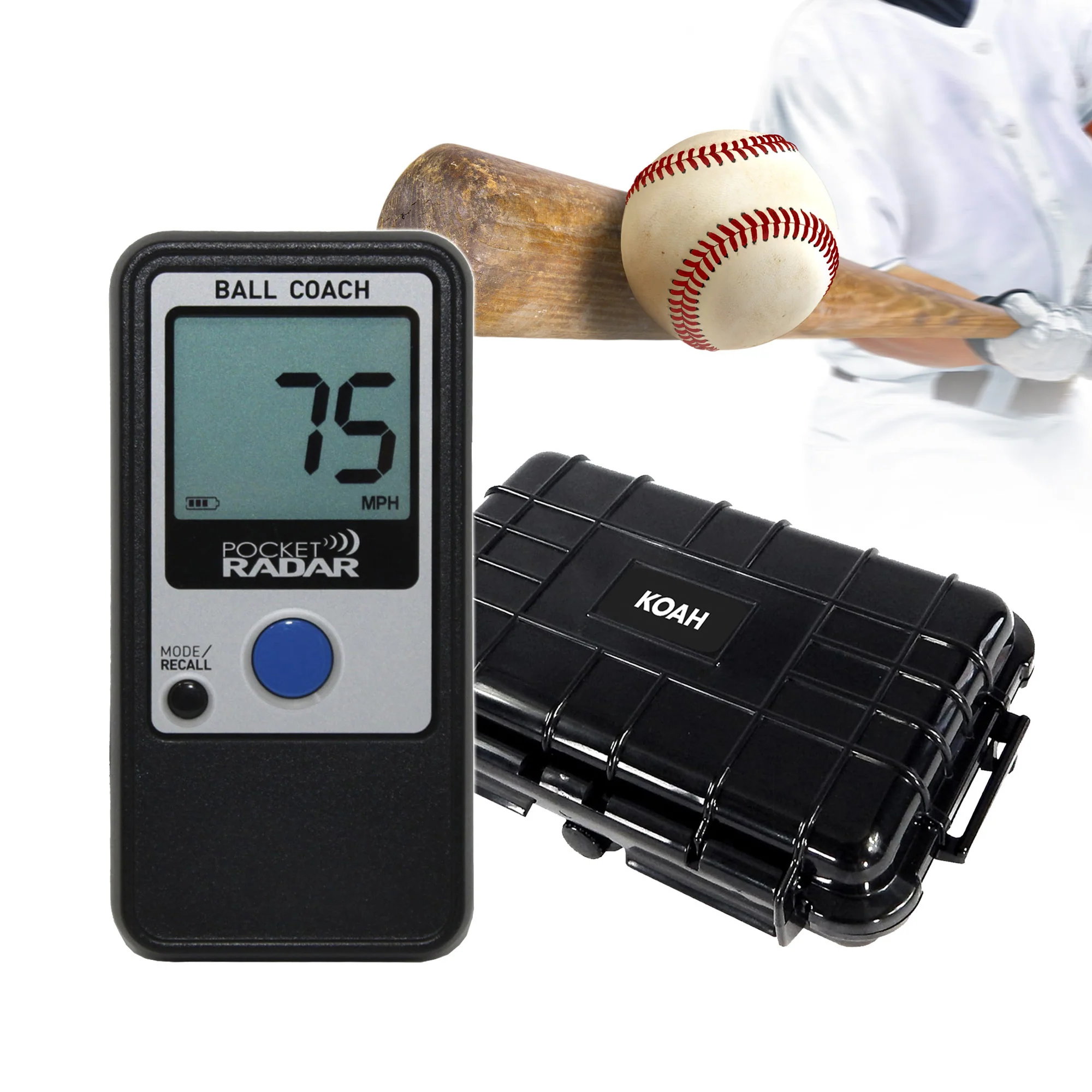Pocket Radar Ball Coach/Pro-Level Speed Training Tool and Radar Gun Bundle
