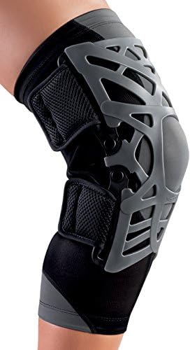 DonJoy Reaction Web Knee Support Brace with Compression Knee Sleeve | Superior Comfort Knee Support SleeveKnee Sleeve for Men and Women: Grey, X-Small/Small