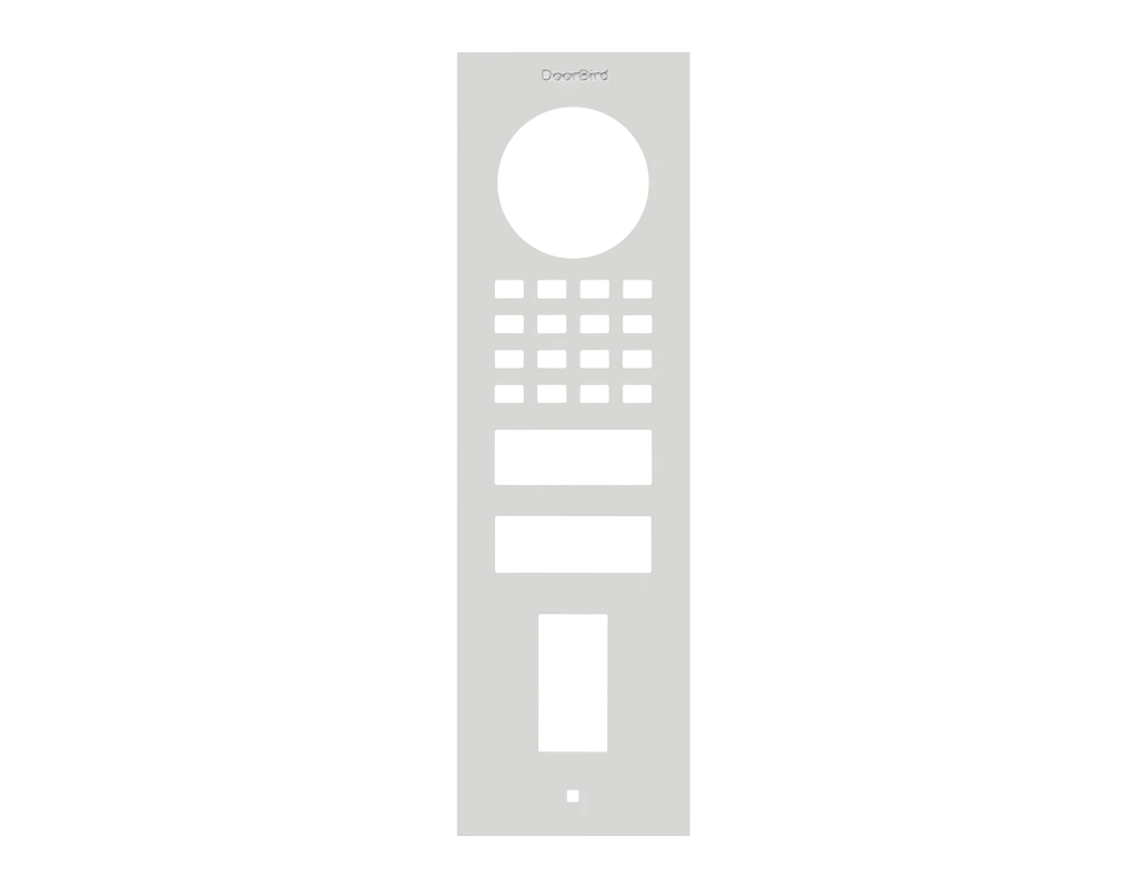 DoorBird Front Panel for D1101FV Fingerprint 50 Surface-Mount in Traffic White, RAL 9016