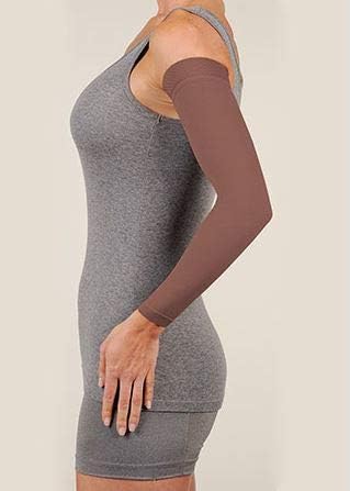 Juzo Soft Arm Sleeve 15-20 mmHg, Silicone Border (IV, Cinnamon)