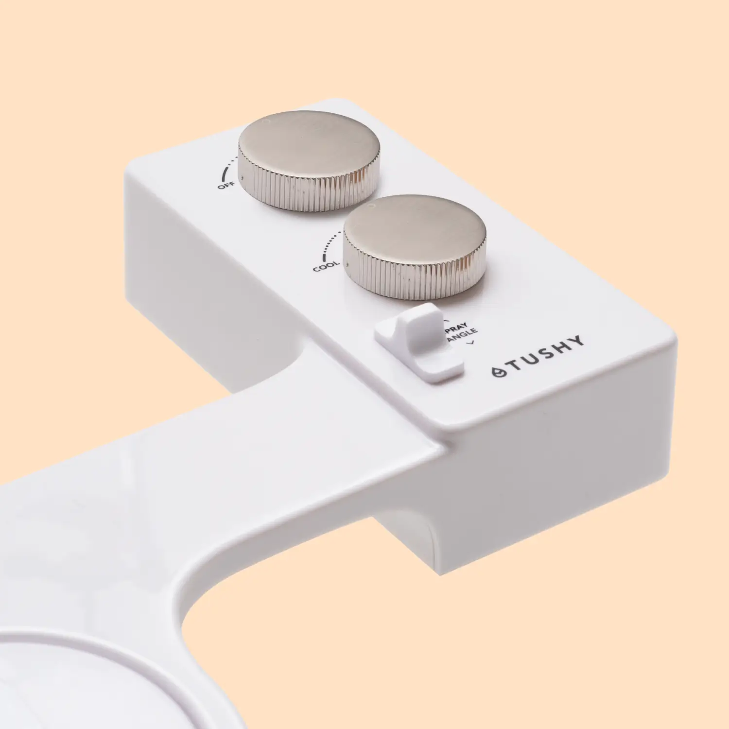 TUSHY Spa 3.0 Premium Bidet Attachment, Dual Temp Cold & Warm Water, Self Cleaning, Adjustable Pressure Nozzle & Angle Control