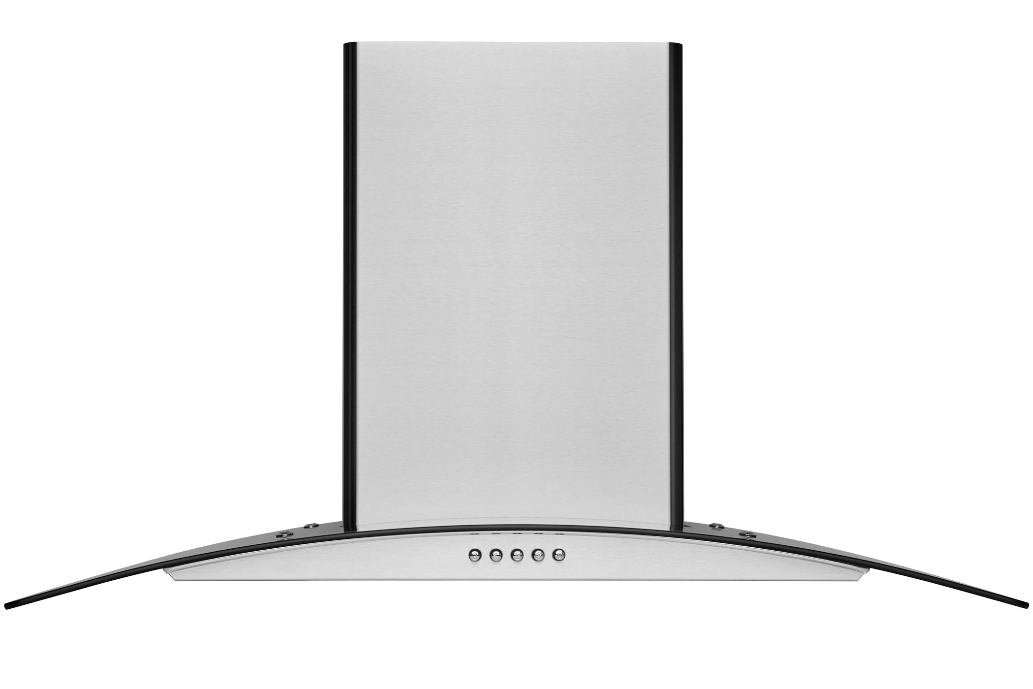 Hauslane Wall Mount Range Hood with Tempered Glass and Stainless Steel (WM-600SS)