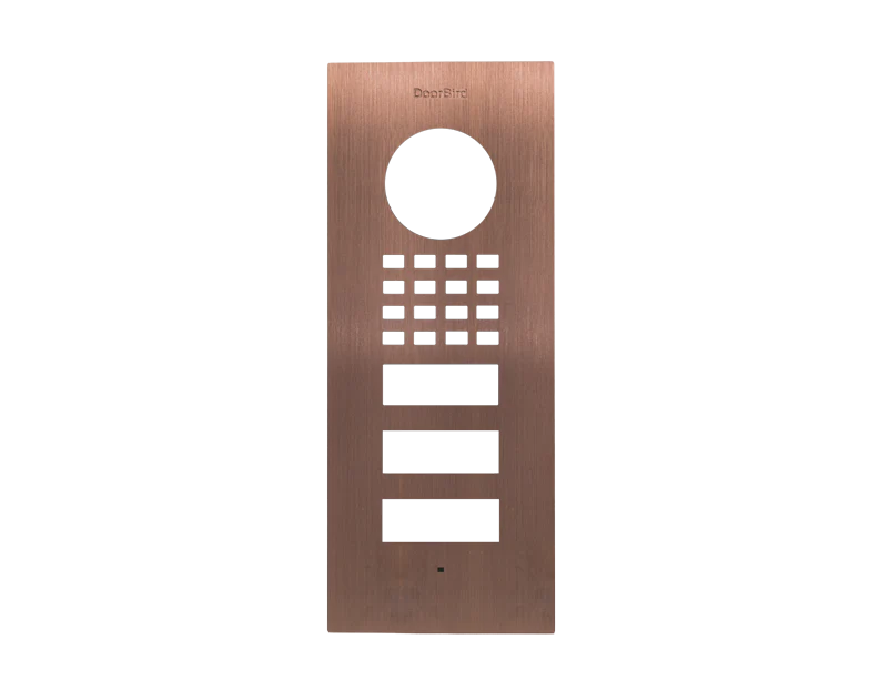 DoorBird Front Panel for D1102V Flush-Mount in Bronze