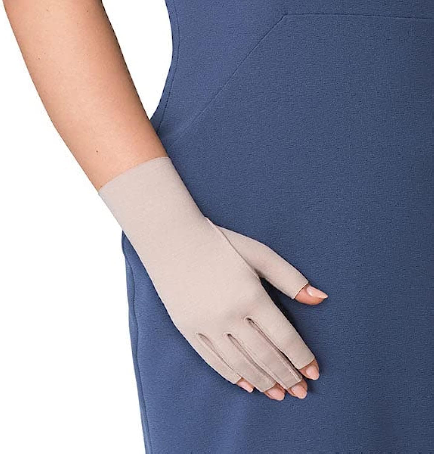 Jobst Bella Lite Lymphedema Glove - 20-30 mmHg Beige 5
