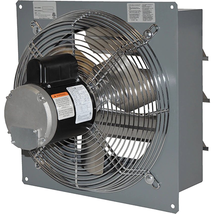 Canarm 10-in. Two Speed Shutter Mounted Exhaust Fan