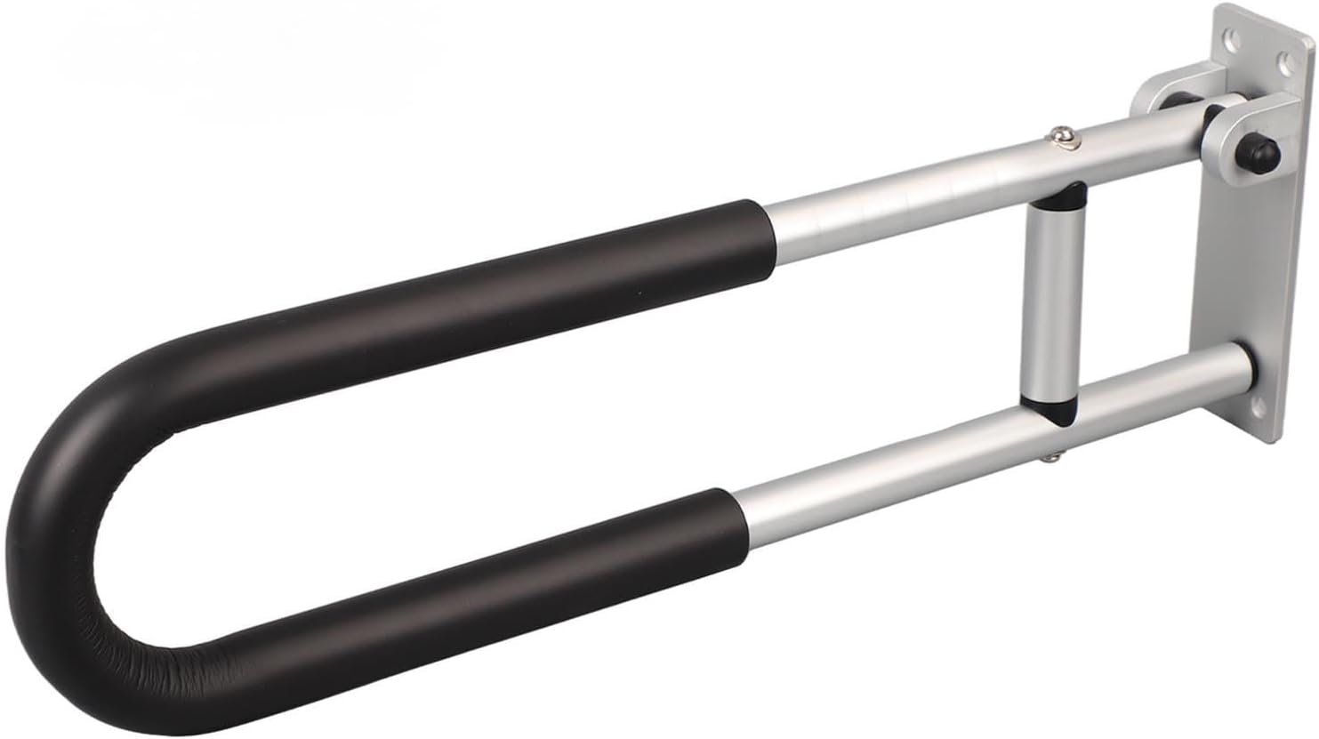 Handicap Grab Bars,Handicap Rails Foldable Toilet Grab Bar Handles Bathroom Seat Support Bars Flip Up Grab Arm Hand Grips Safety Handrails for Elderly Disabled Pregnant Anti Slip